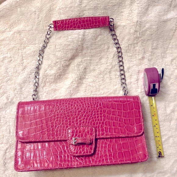✨S O L D✨ Liz Claiborne pink leather handbag - Picture 2 of 9